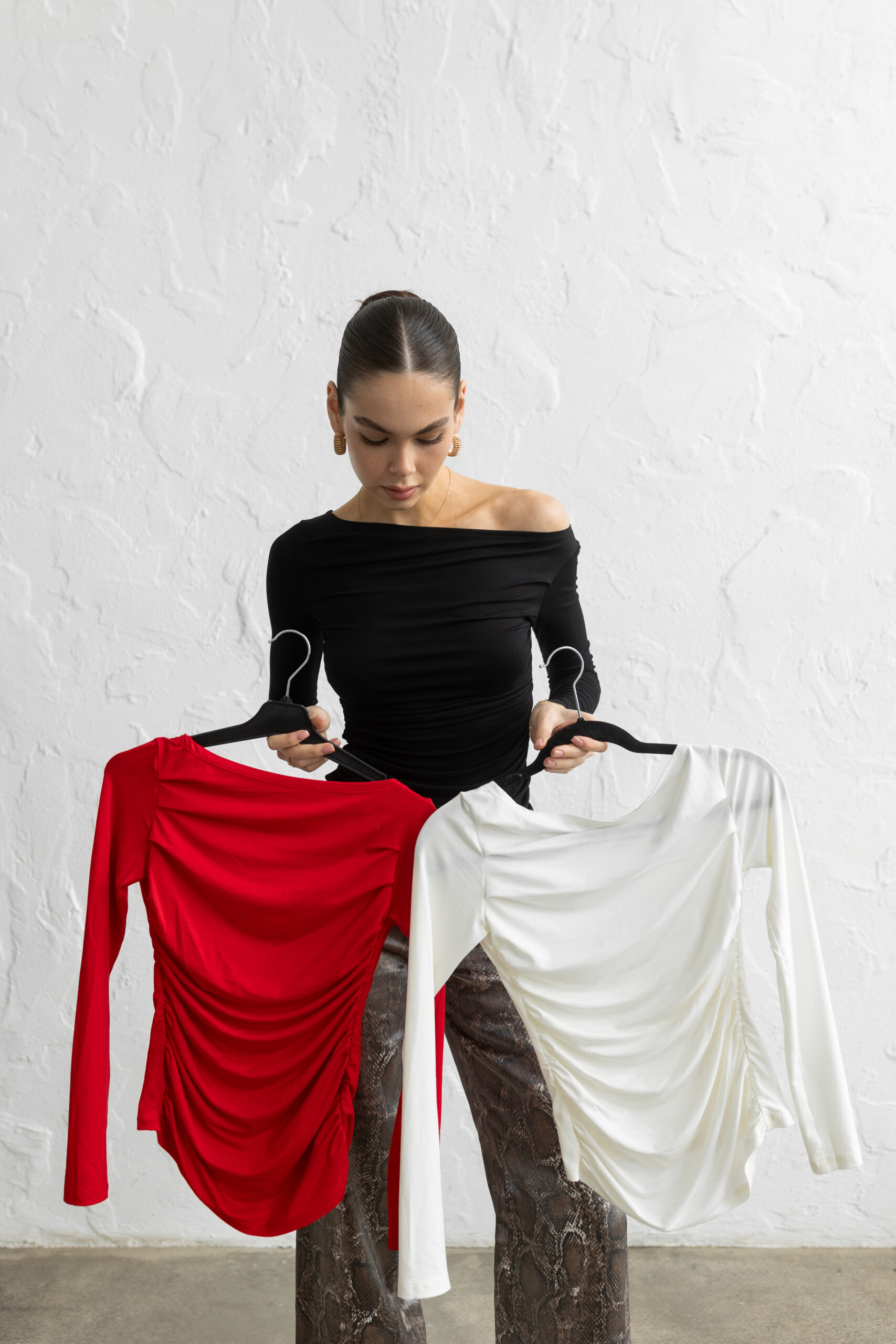 Лонгслив червоний - Зображення 7